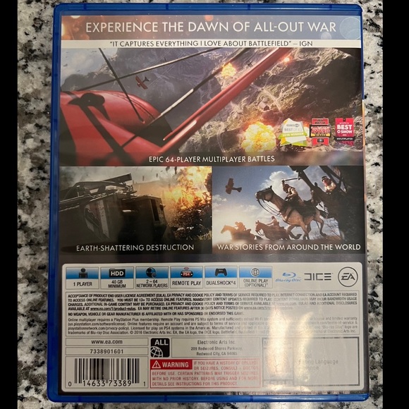 BATTLEFIELD 1 - PlayStation 4 - Picture 2 of 3